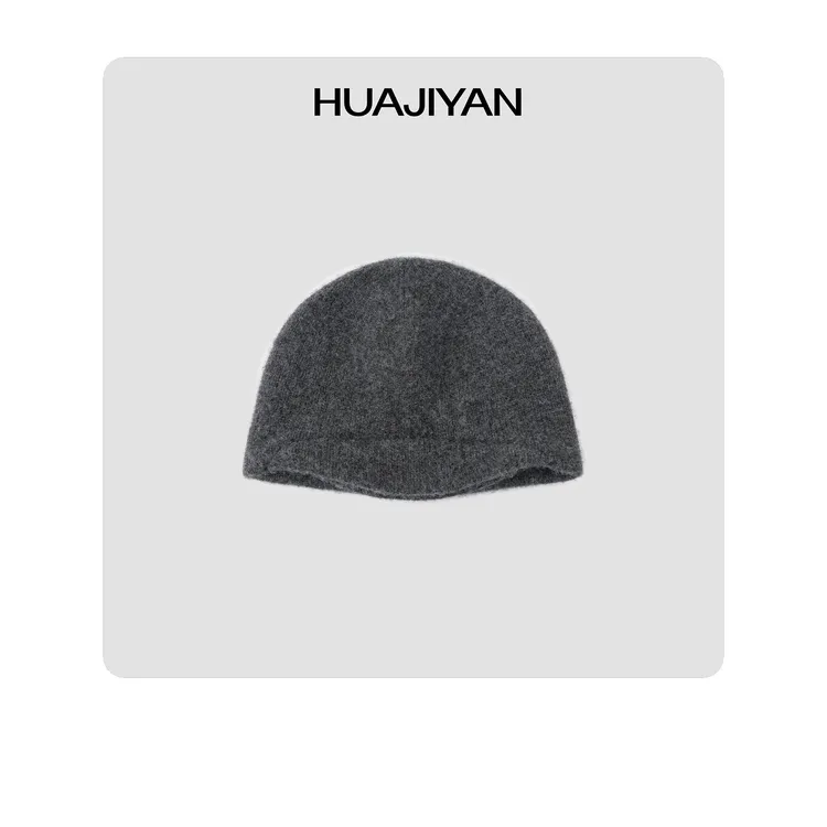 华吉言/HUAJIYAN【配饰系列】全羊毛重工针织百搭帽子