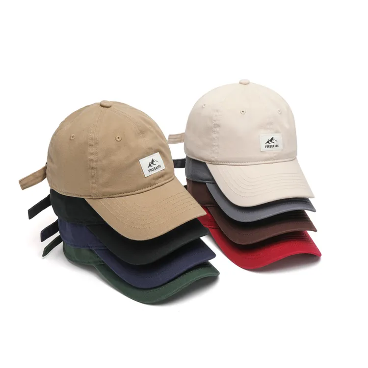 freerabbitII经典布标户外游玩遮阳防晒职业棒球帽男女帽子男款
