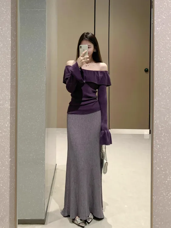 开春季女装气质韩系高级感穿搭御姐轻熟风套装甜辣chic连衣裙子