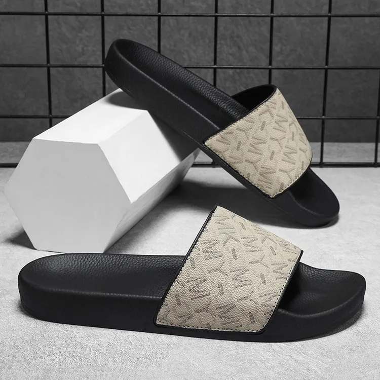 男士拖鞋爆款时尚新款男生外穿休闲拖鞋防滑外贸家居高档一字凉拖