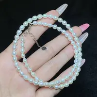 【小北好物】淡水珍珠项链约4mm+【多样性发一件】2QJ07X140