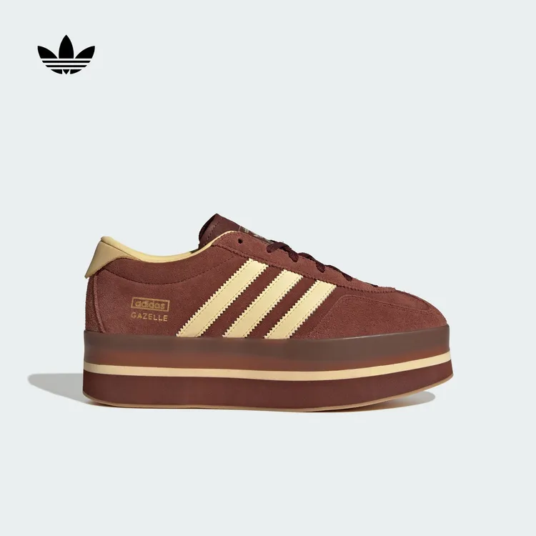 阿迪达斯官方女款经典运动鞋adidas  GAZELLE STACK JS3928