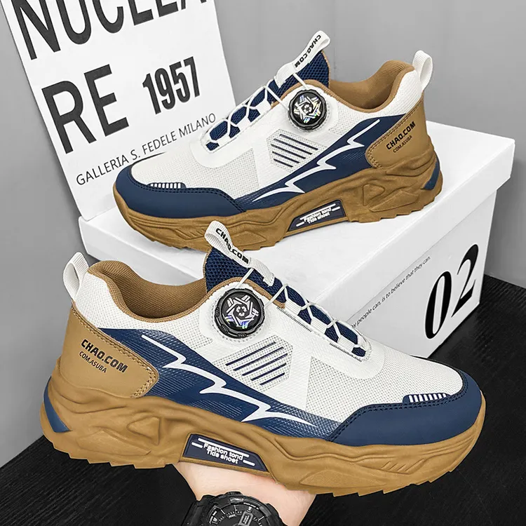 男士休闲鞋夏季新款网面运动鞋透气耐磨跑步鞋男鞋韩版老爹鞋潮流