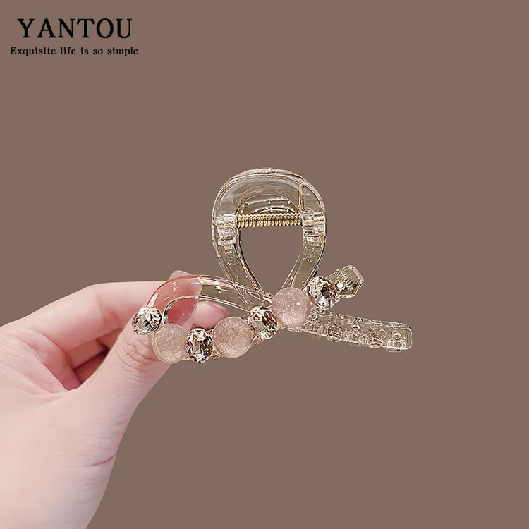 发夹抓夹高品质发量少盘发中号气质后脑勺发卡2025新款网红鲨鱼夹