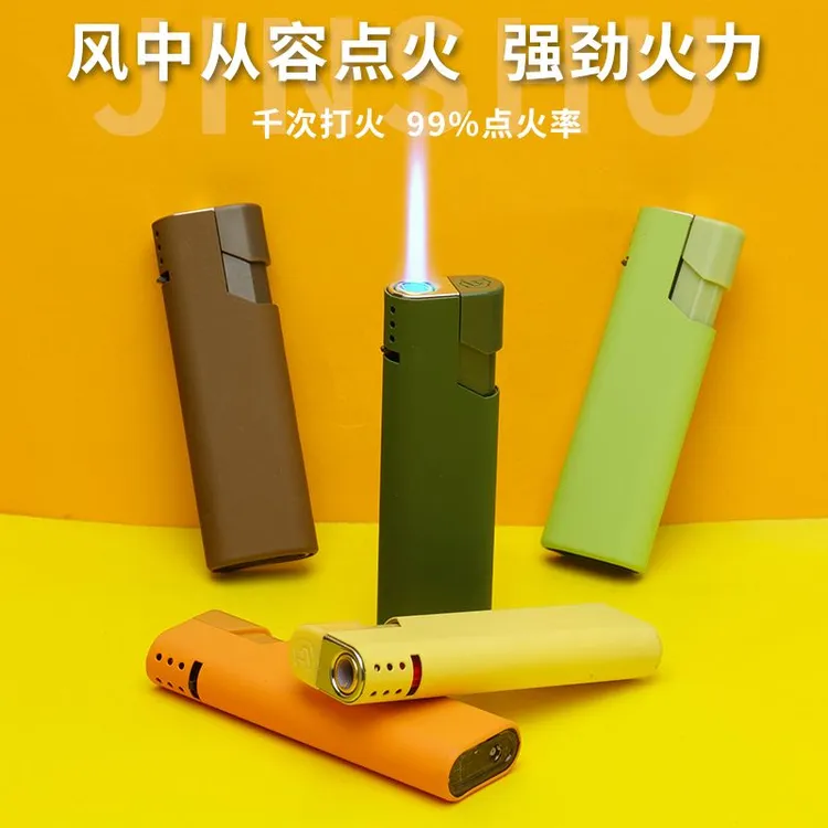 【2025上新款】幸运猪防爆耐用加厚直冲蓝光防风打火机高颜值火机