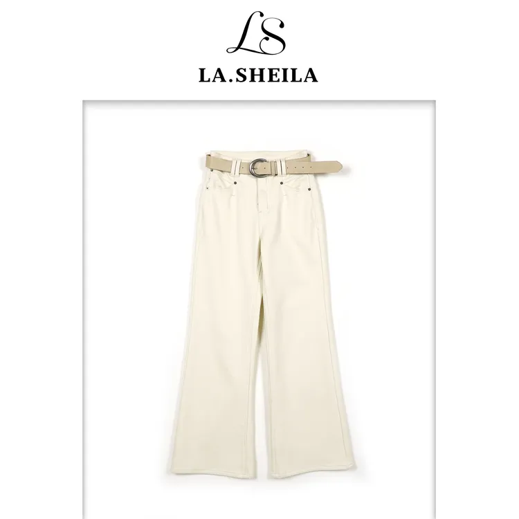 LA.Sheila送腰带 “韩国顶流金钱裤”遮肉牛仔裤254-KZ/1122-9001