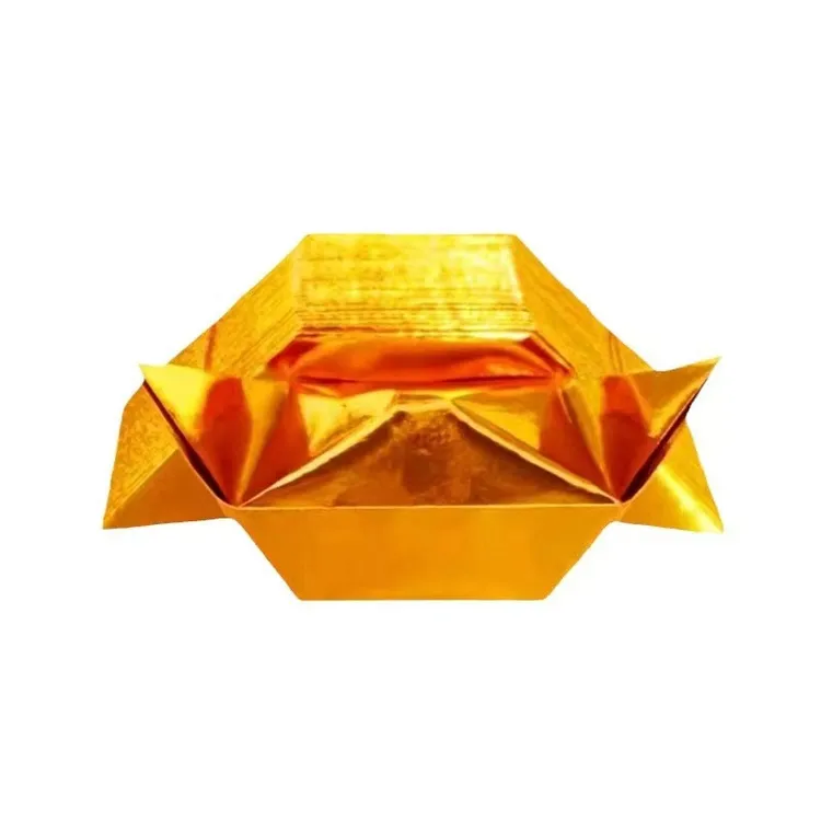精品加厚金色元宝大小号手工折纸半成品包邮