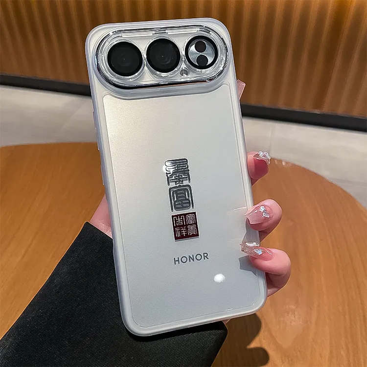 潮多米适用荣耀500手机壳荣耀500pro透明硅胶男女款支架防摔潮套