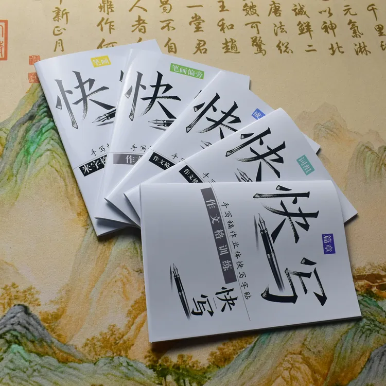 送视频课楷书快写作业快写字帖小学1-6年级➕正姿控笔套装每日一练