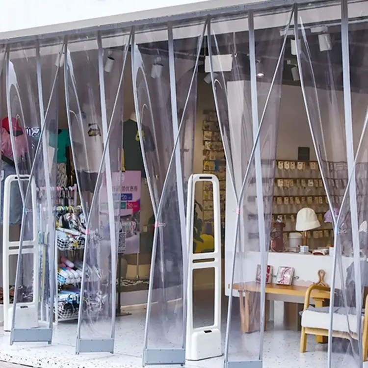 磁性透明pvc塑料自吸空调磁铁软门帘四季通用挡风隔断保暖商用