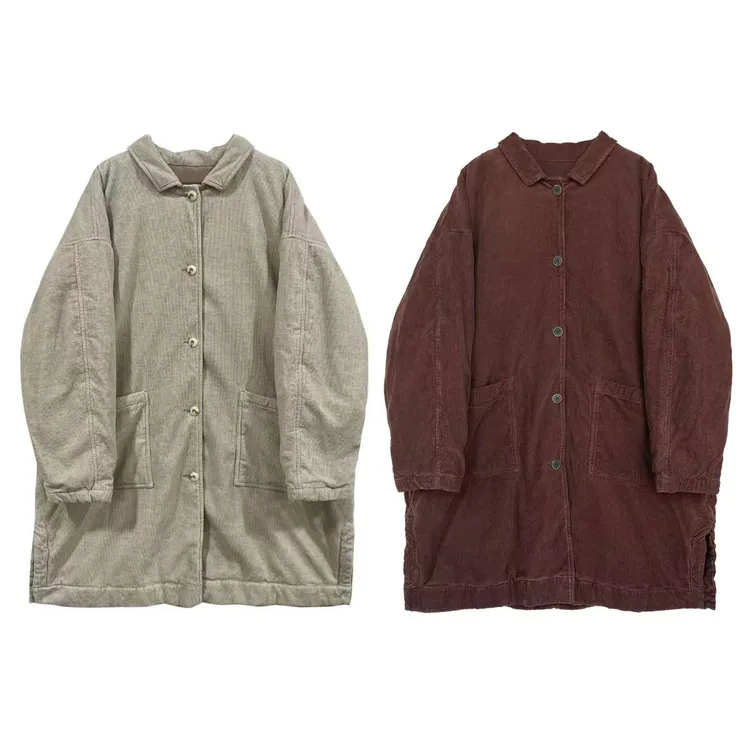 妝點家  云雾里  棉  亚麻  长棉衣  Y24FW  3056