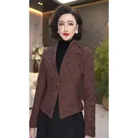 2025新款三维螺旋纤维填充物丝绒骨线菱形格绗绣绗棉棉衣WF2085H
