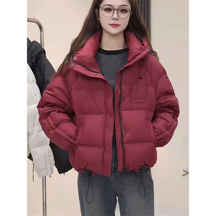 2024冬季新款加厚小众棉服女加绒加厚宽松韩版时尚百搭保暖短外套