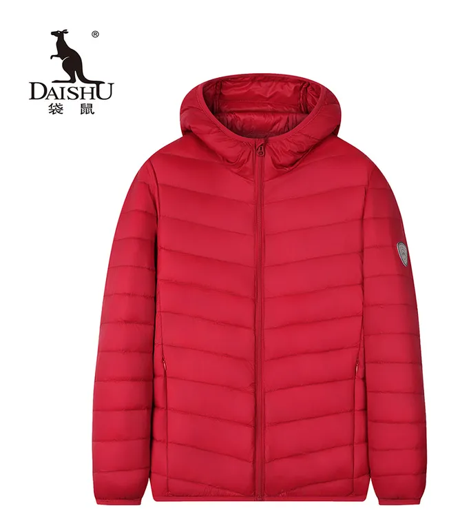【袋鼠官方正品】轻薄鸭绒服