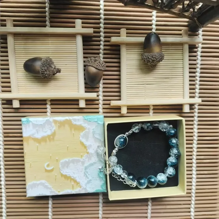 非金属树脂手链 超仙星星手链ins小众设计百搭甜美儿童女闺蜜手串