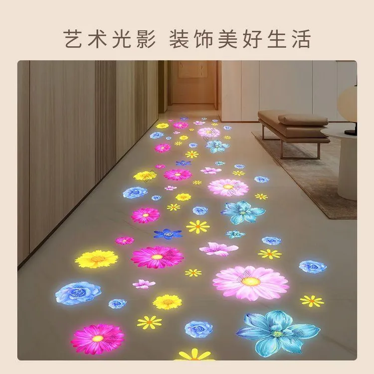 新疆西藏包邮走廊过道投影灯入户玄关走廊装饰投影嵌入式筒灯迎宾