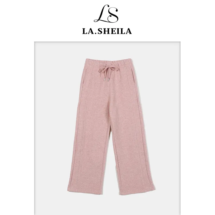 LA.Sheila含桑蚕丝+绵羊毛 抽绳收腰遮肉休闲裤253-KZ/0920-82781