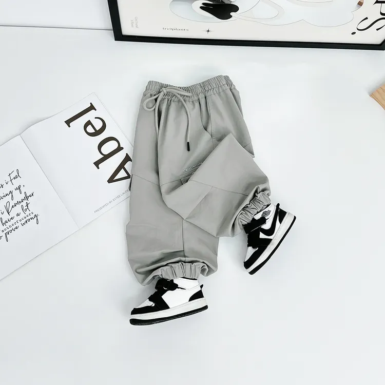 男童裤子秋季儿童工装裤2025新款秋装洋气 BAO25033 悠悠童话童装