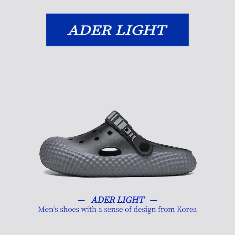 [户外耐磨]韩国ADER LT男士包头拖鞋外穿夏季高端防滑洞洞鞋男款
