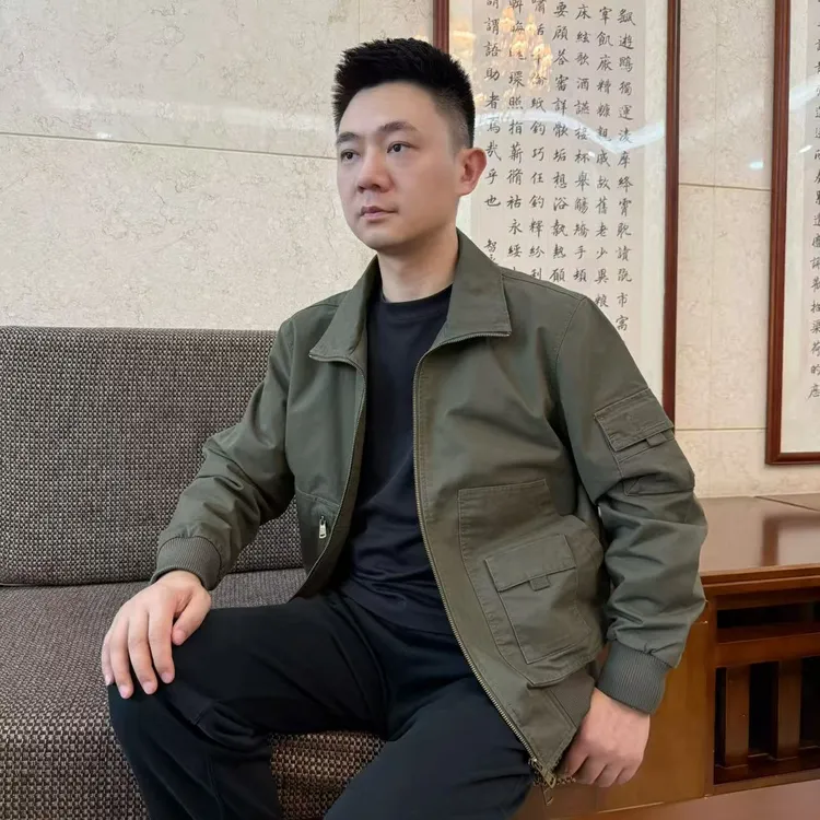 拾光码头专属吉克金迪2025年新款空军飞行员多功能战术作训服纯棉夹克外套8883