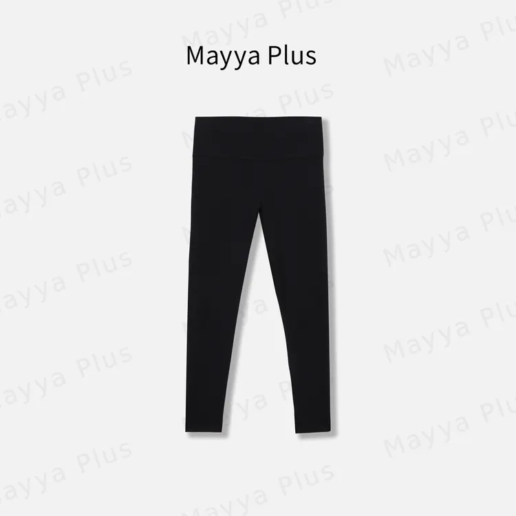 【松弛感】Mayya Plus麦芽定制秋季流光风弹力打底鲨鱼裤子32537366