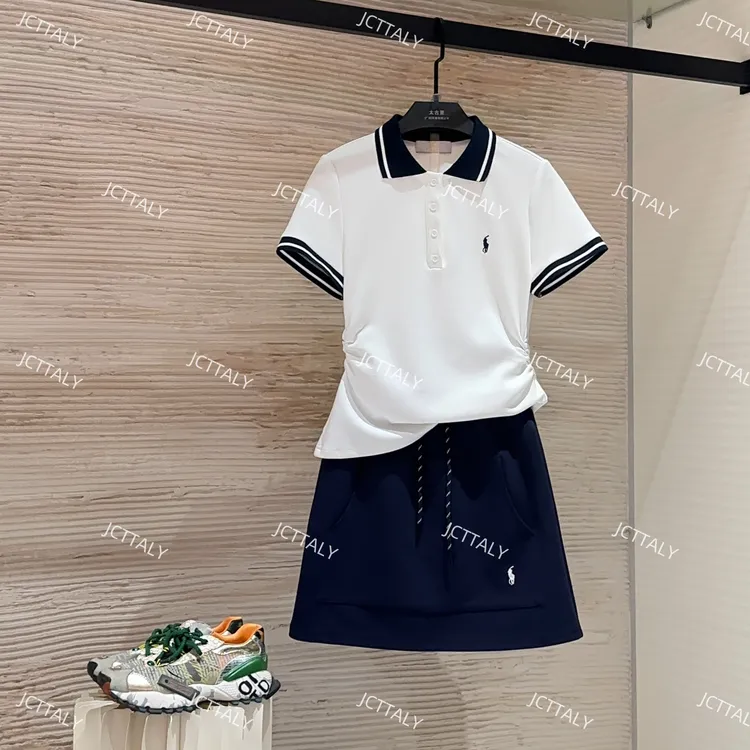 【宠粉价】夏季新款时尚简约POLO领百搭套装TZ-147