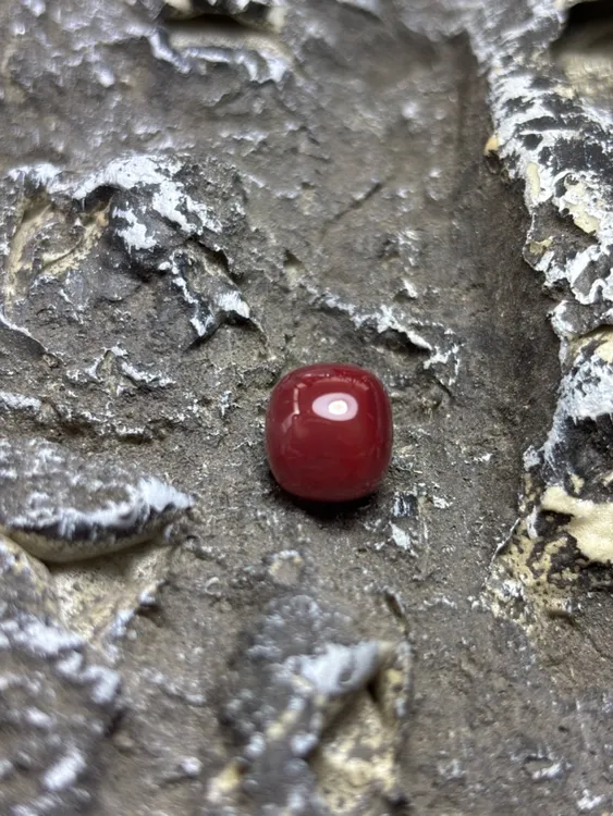 天然原矿南红瓦西车厘子老型单珠12×11