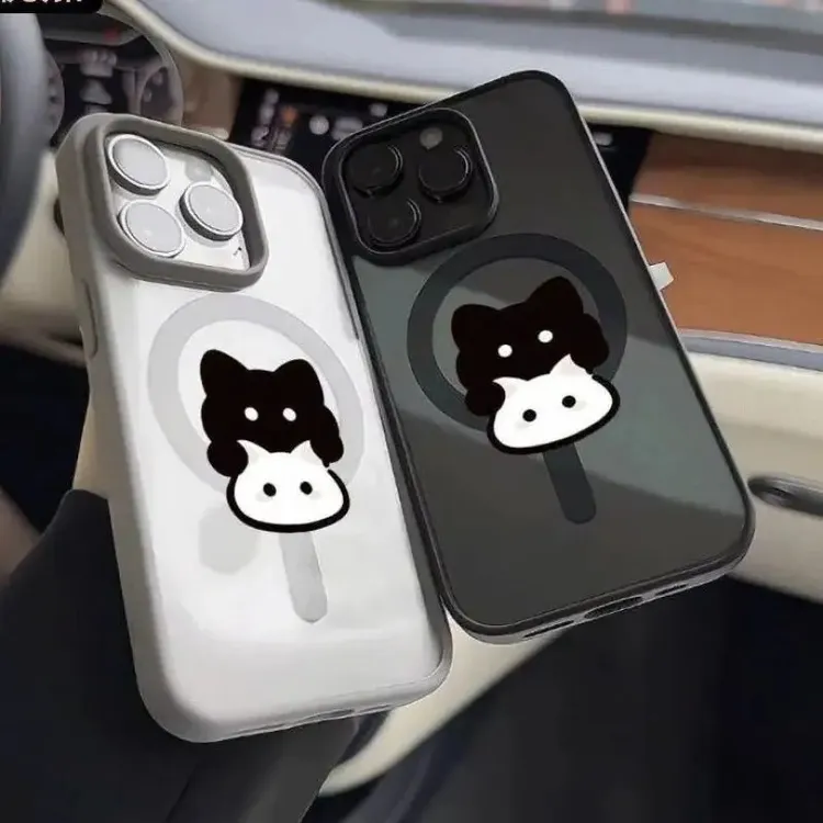 两只可爱小猫适用iPhone17pro手机壳13苹果16Plus磁吸15pro情侣14