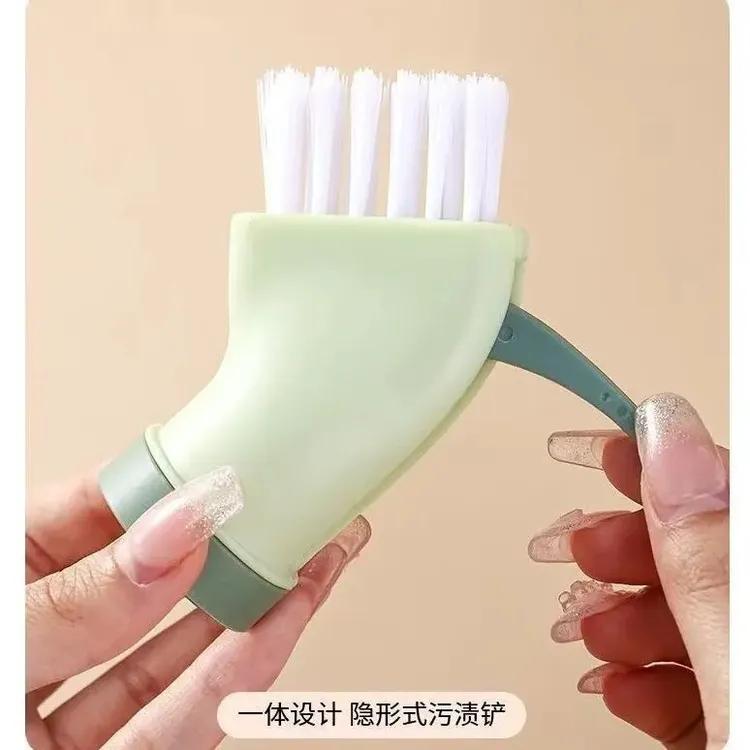 创意多用清洁刷干湿两用清洁刷家用死角清洗缝隙刷可连接矿泉水瓶