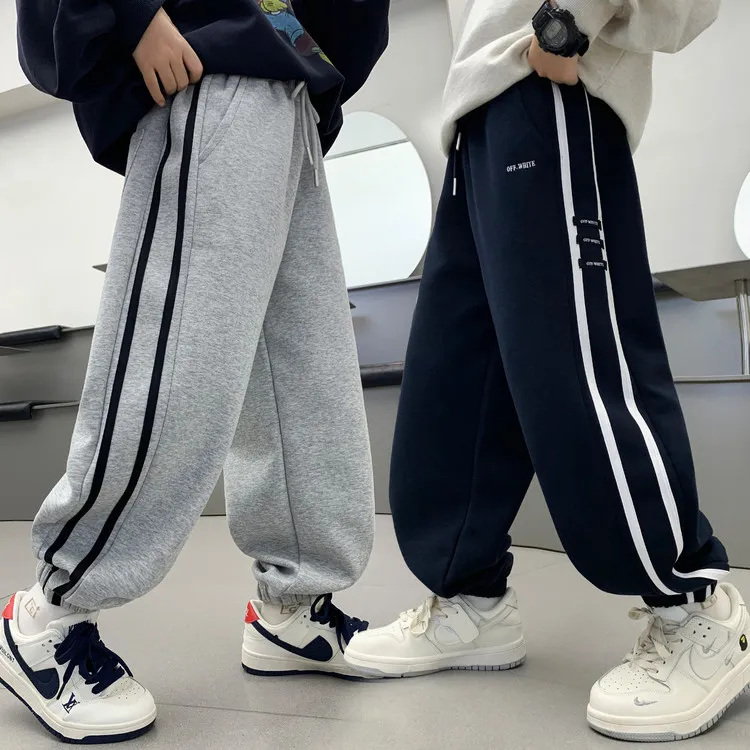 男童裤子2025春秋新款卫裤休闲裤儿童宽松长裤中大童百搭宽松校裤