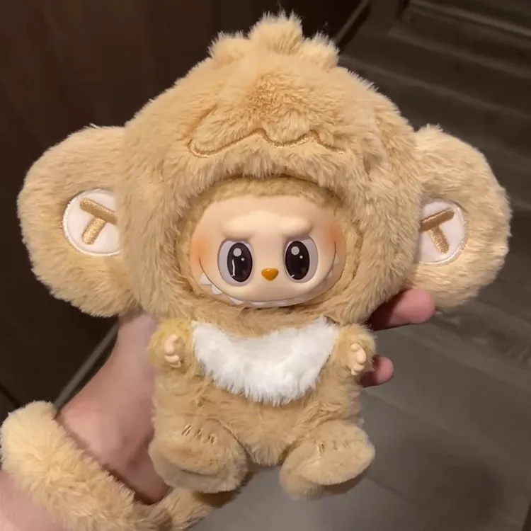 可爱萌娃一二三代搪胶公仔娃衣便携款包挂件可爱风手工