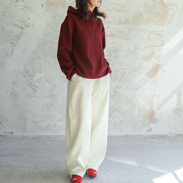 尘染·桑蚕丝羽绒一体绒·加绒运动裤女2025新款时尚休闲裤子