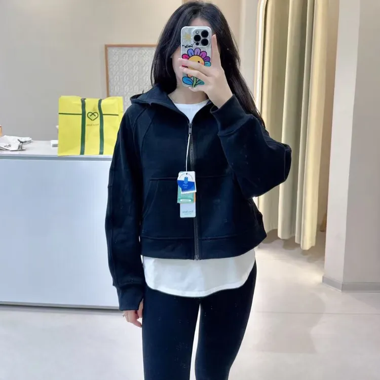 皇子精选｜拉链连帽短款卫衣时尚
