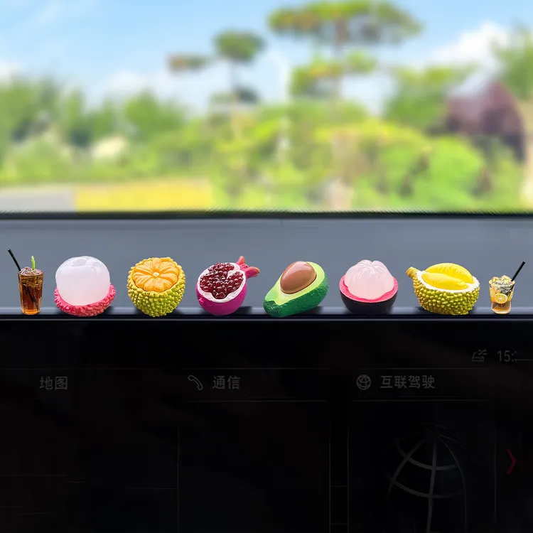 水果汽车内装饰用品小摆件2025新款有趣中控台屏幕上好物女生车载