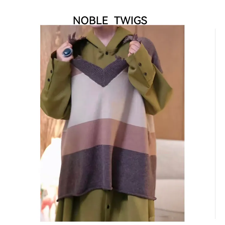 【N T Liu定制款】雪国印记背心 T6532