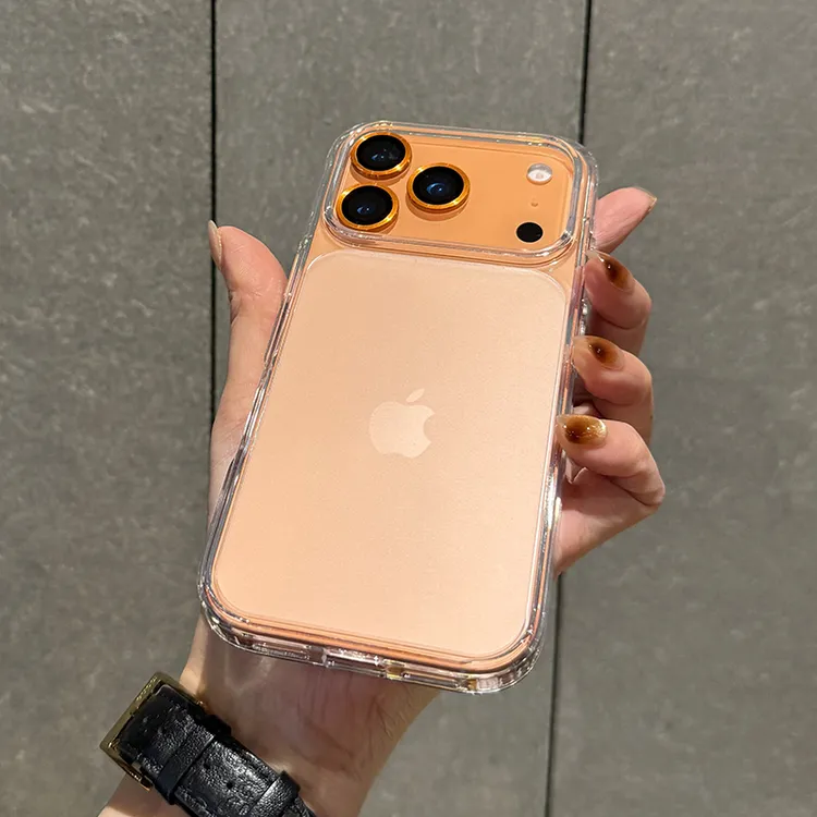 适用苹果17promax手机壳iPhone17pro超薄pro保护套透明磨砂高级感