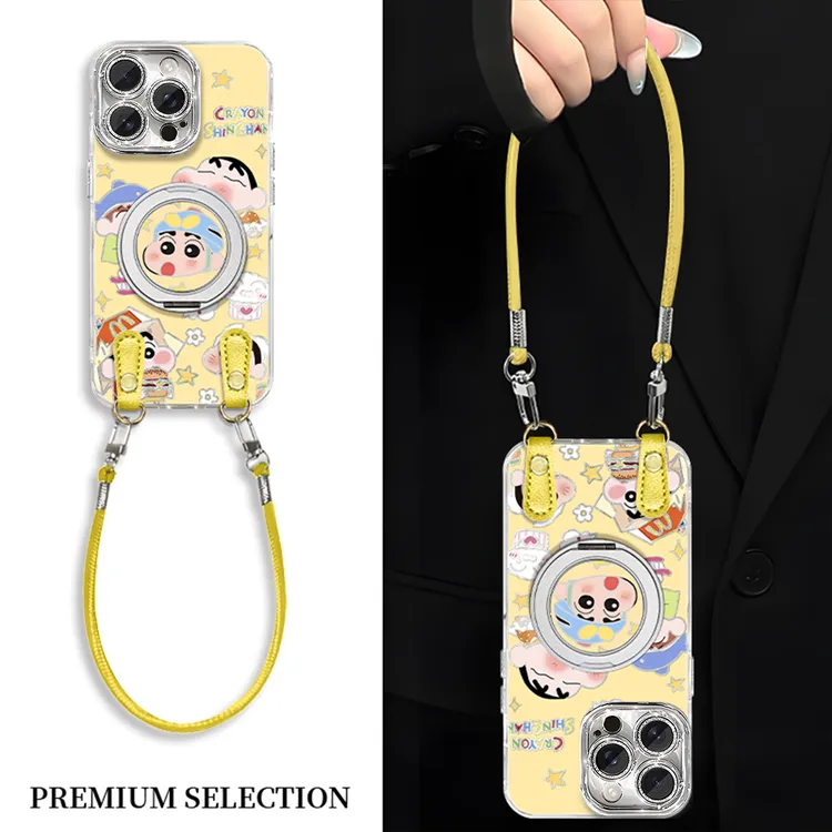 汉堡小新支架适用VIVO苹果16荣耀OPPO华为P70小米手机壳ZX00380