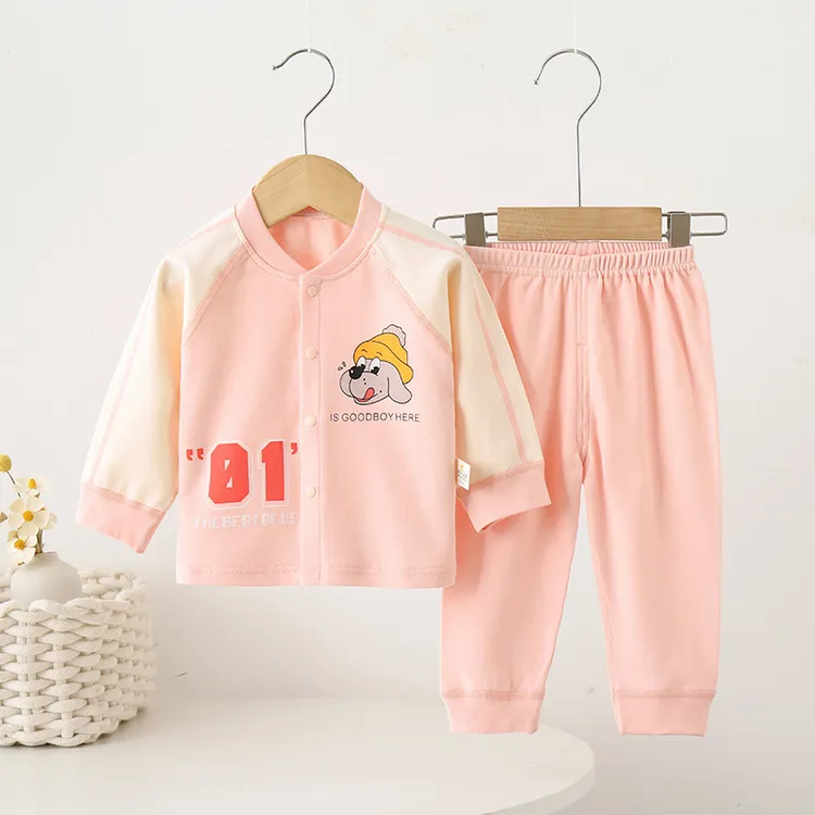 女童男童婴儿儿童衣服儿童衣服儿童秋裤安阳全棉纯棉女童秋款套装