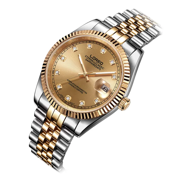 雷力欧全自动机械表男表日志系列防水夜光运动腕表商务休闲运动