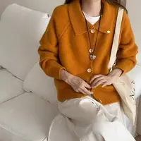 秋冬季长袖设计感丝绒上衣衬衫T195