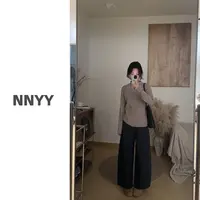阿虞 晓卷｜超弹力卷边小高领打底衫针织长袖