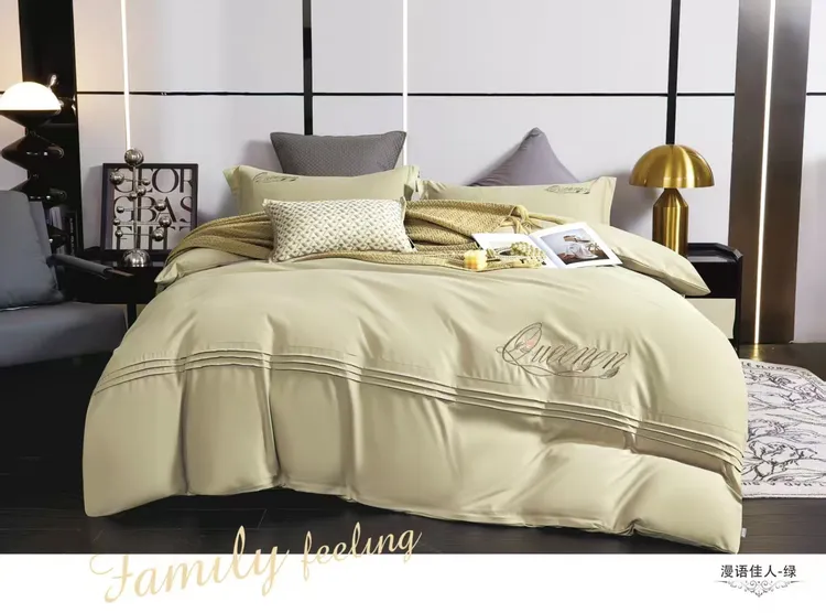 （大利家具）漫语佳人四件套印花轻奢磨毛凉感欧式