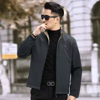 VBA 009 MYM双面穿男士短款休闲夹克时尚春秋商务通勤商务茄克