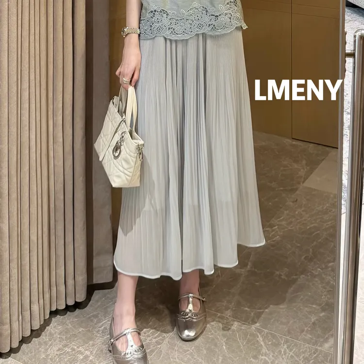 萌姐【琉璃裙】三宅半身裙女2026夏新款鎏金琉璃缎垂感裙子26BQ022