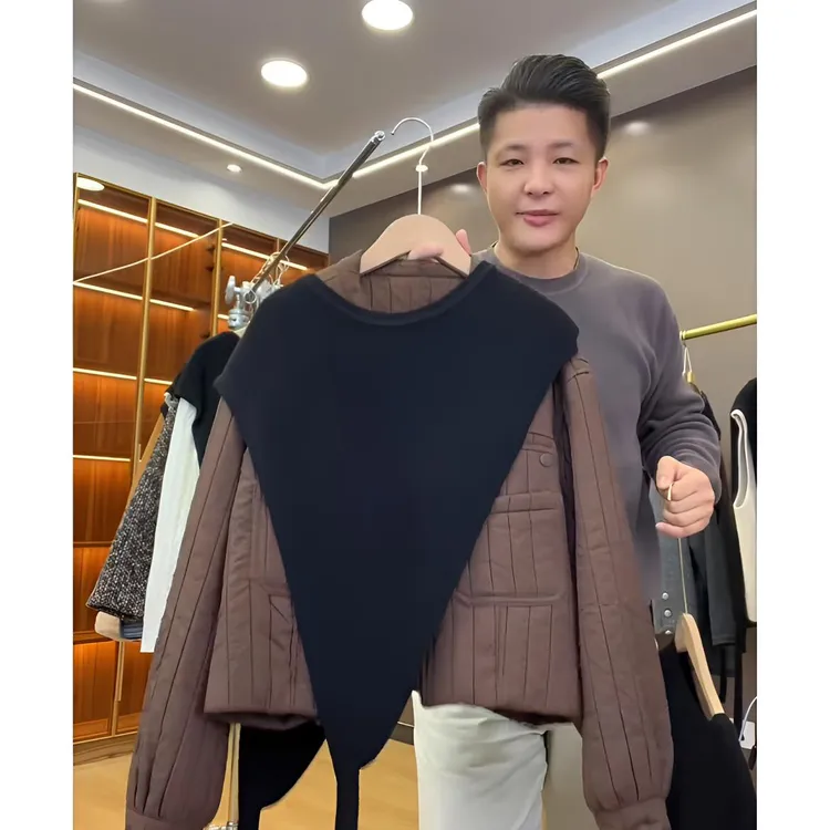 春秋马甲女款外穿洋气高级感针织马夹叠穿小披肩短款上衣罩衫时尚