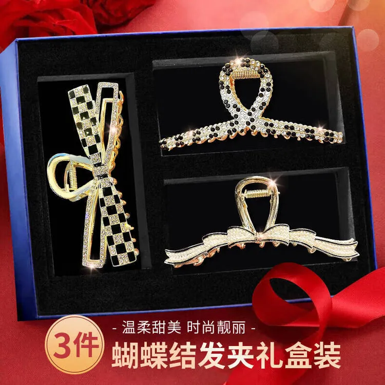 发夹发卡子鲨鱼抓夹上班族发饰生日礼物女生送女朋友高级小众实用