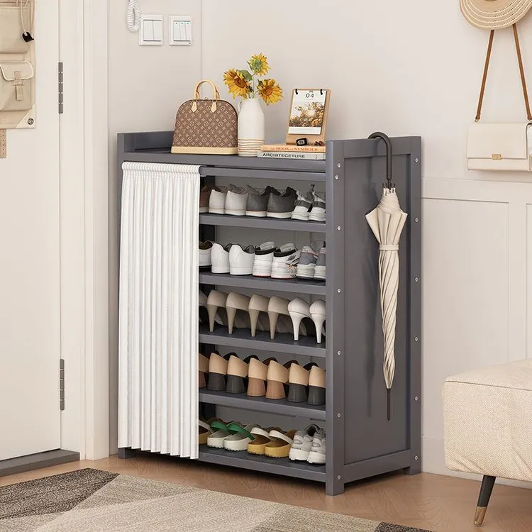 鞋架家用简易鞋柜大容量门口收纳神器多层防尘出租屋宿舍置物架