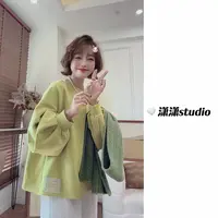 【泡泡袖韩版卫衣】【甜美风】【面料柔软舒服亲肤】潇潇自制卫衣XA0008