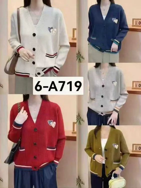 女士百搭针织衫719-A116