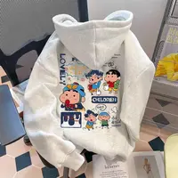 男女童装秋冬季卫衣加绒2025新款潮牌痞帅气中大儿童学生连帽上衣